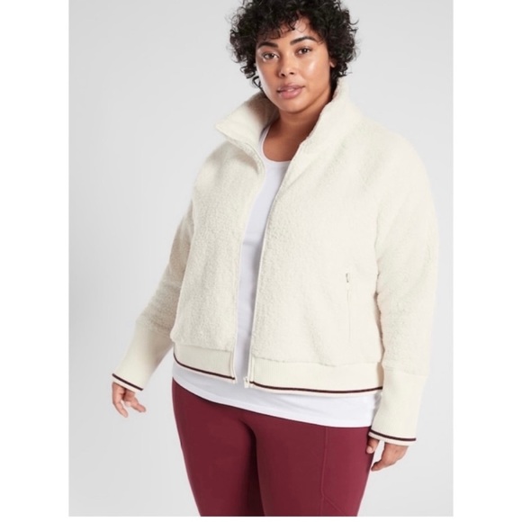 Athleta Tugga Sherpa Jacket Size 1X - Picture 12 of 12
